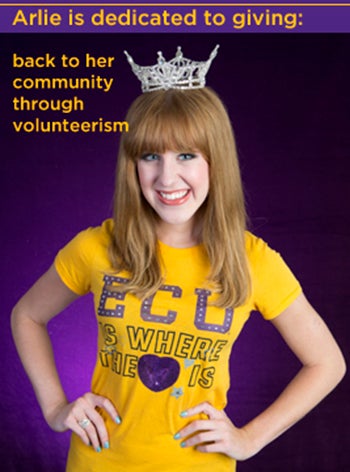 Arlie is dedicated to giving back to her community through volunteerism