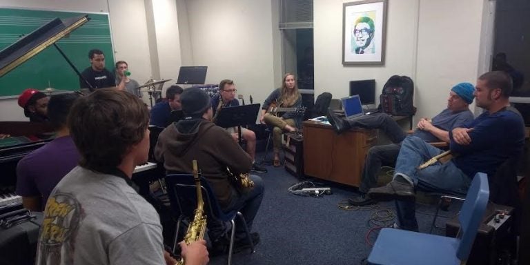 Scott Sawyer's late-night session with ECU jazz students.